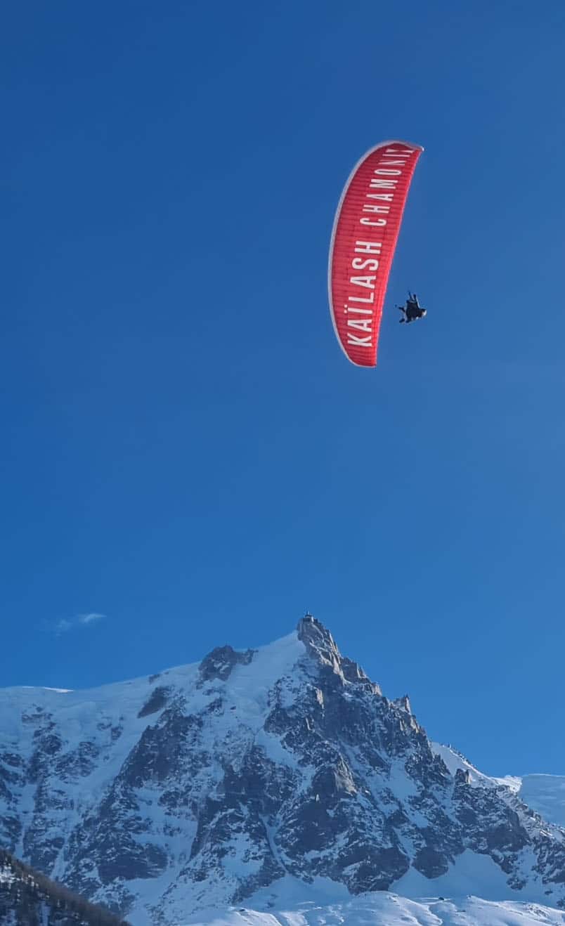 Vols Découverte, Vol parapente biplace Chamonix, Kaïlash Parapente