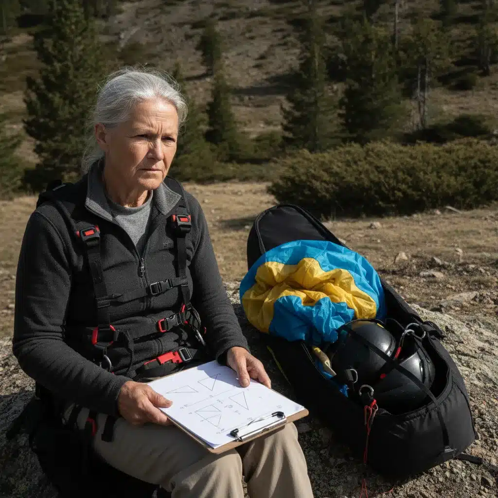 parapente senior personne âgée