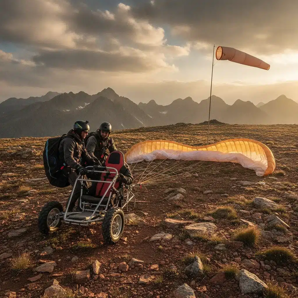 parapente handicap mobilité réduite chamonix