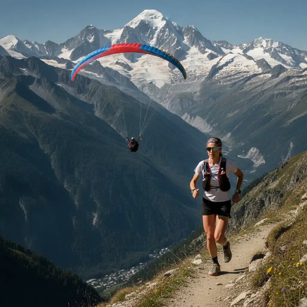Trail running et parapente à Chamonix, sport outdoor - trail running parapente chamonix sport outdoor